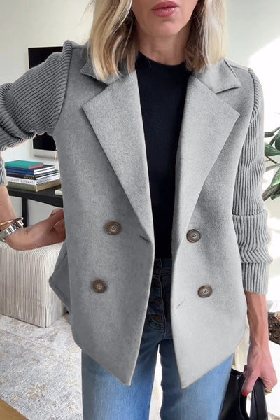 Amelia | Blazer chic avec manches en tricot