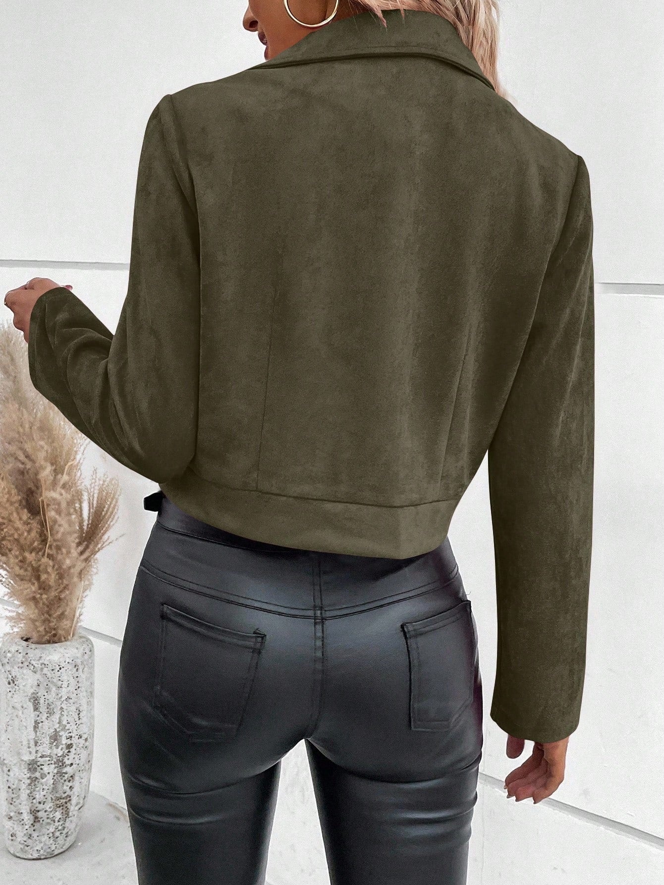 Zara | Veste en Suède Élégante