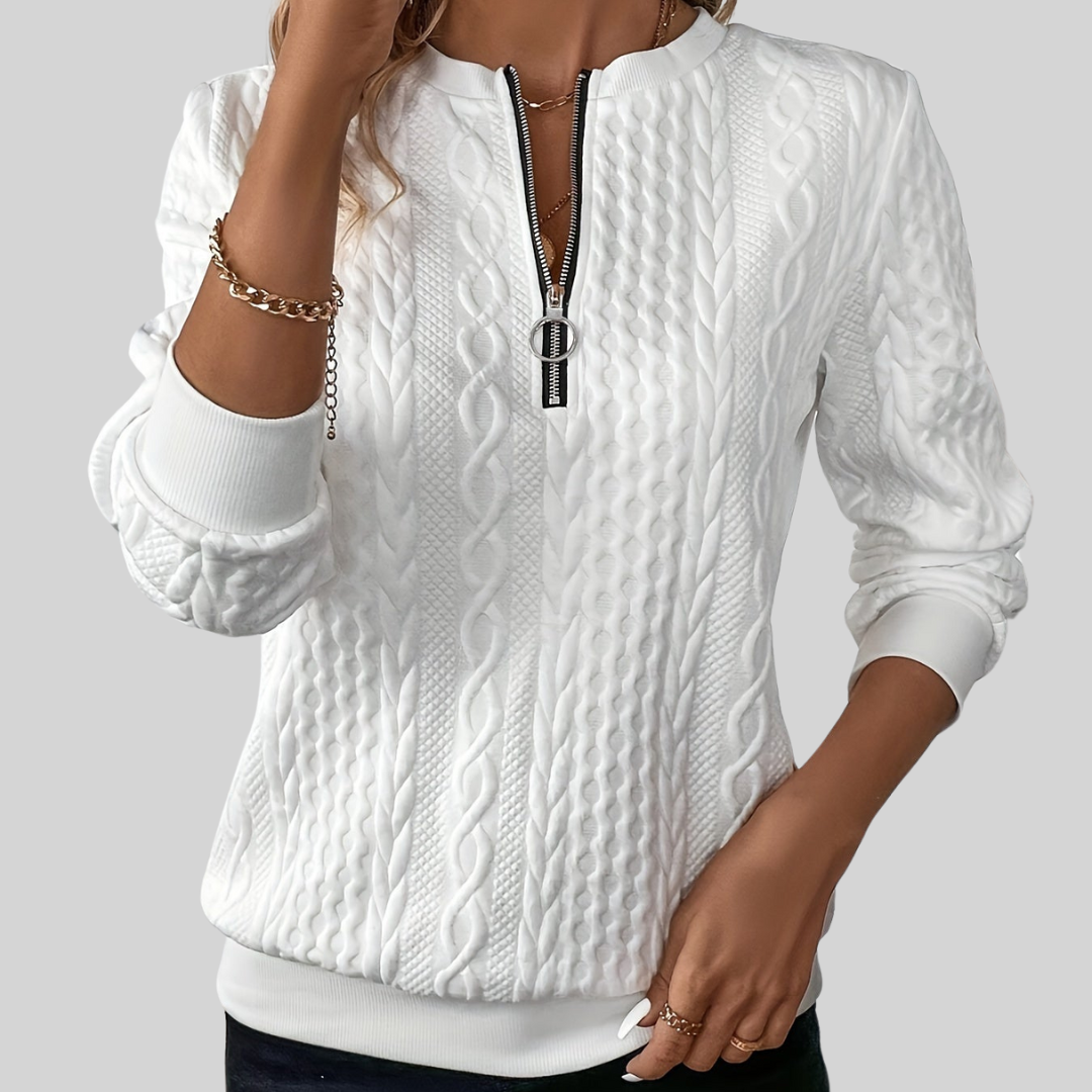 Lucia I Pull avec fermeture éclair