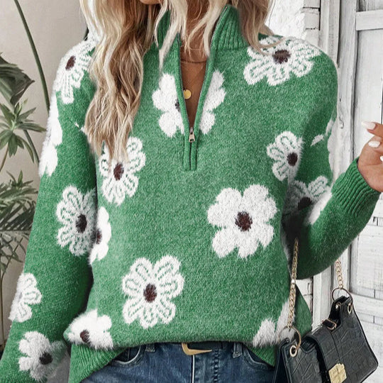 Bloom | Pull à demi-zip