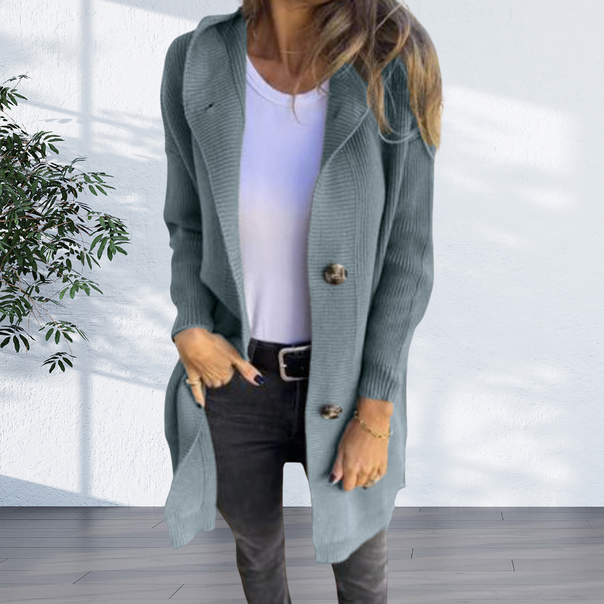 Sabine | Veste longue élégante