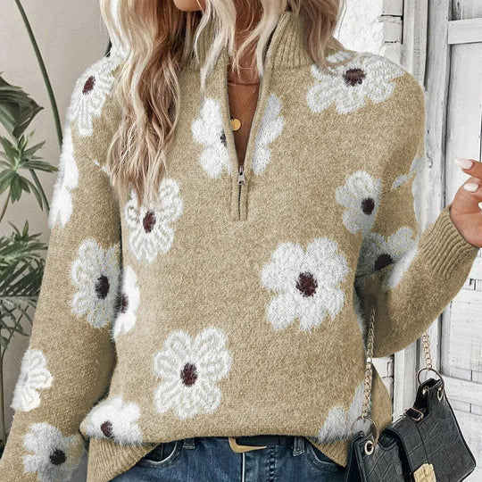 Bloom | Pull à demi-zip