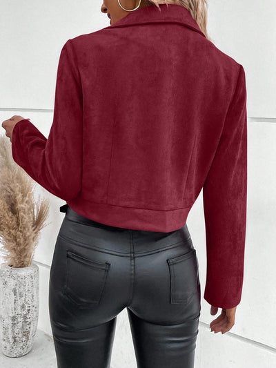 Zara | Veste en Suède Élégante