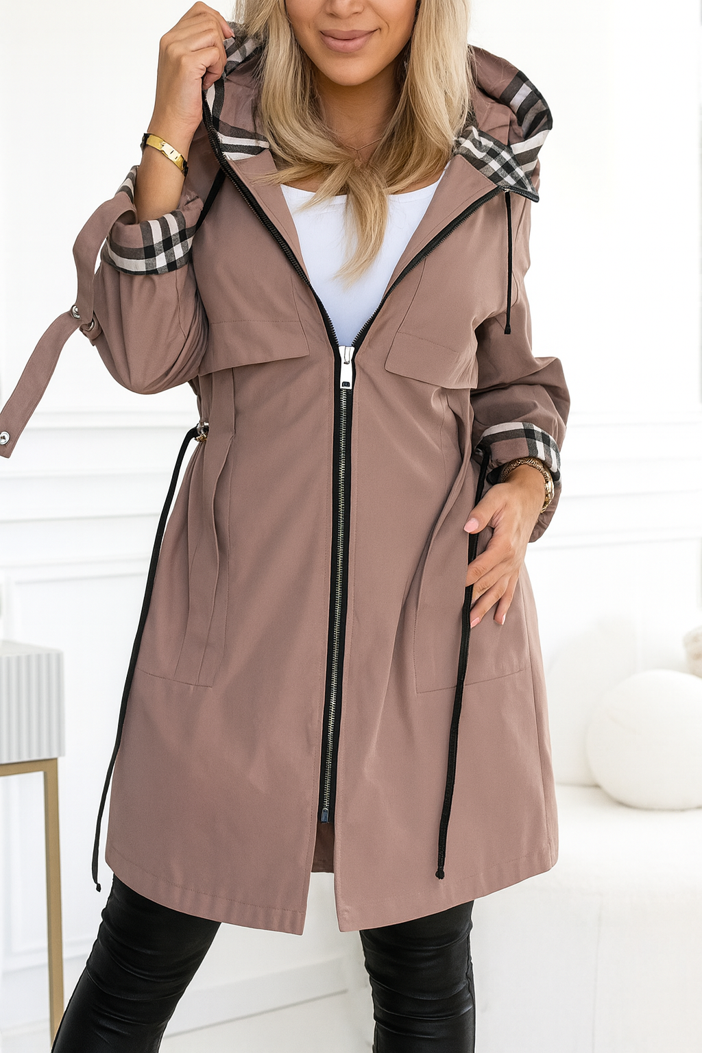 Jana | Veste imperméable et coupe-vent avec fermeture éclair