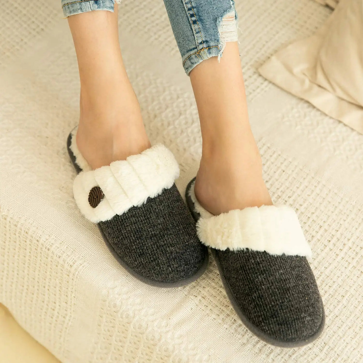 Aurina | Chaussons tricotés