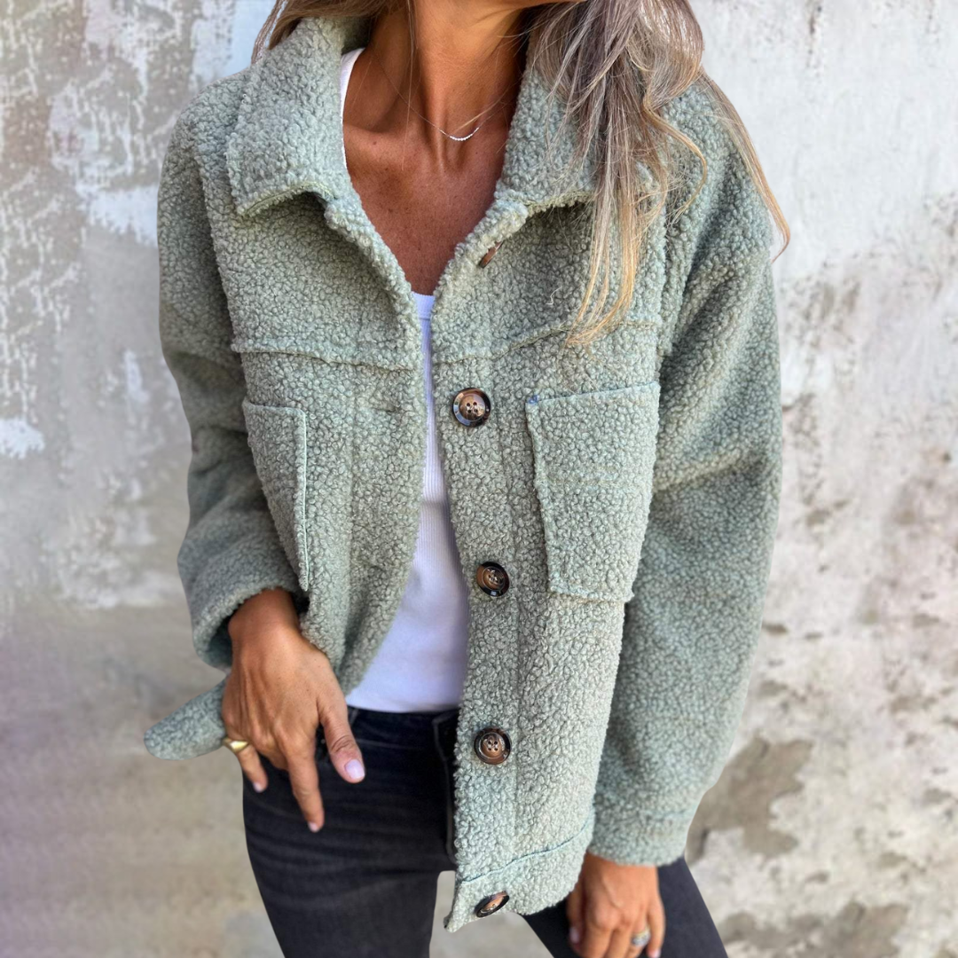 Luna | Manteau teddy