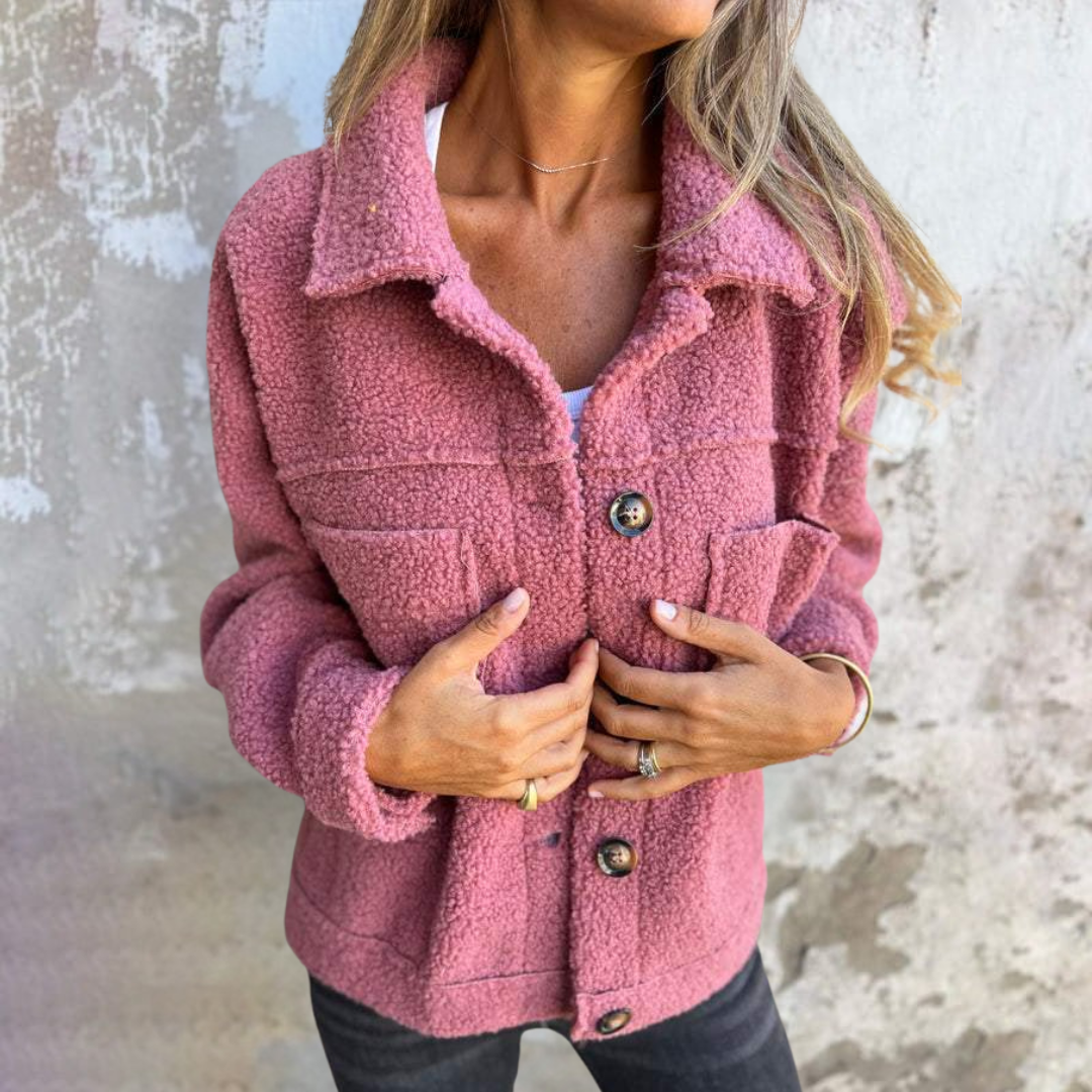 Luna | Manteau teddy