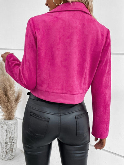 Zara | Élégante, manteau en daim