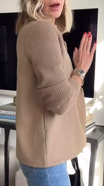 Amelia | Blazer chic avec manches en tricot