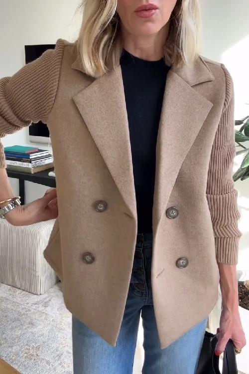 Amelia | Blazer chic avec manches en tricot